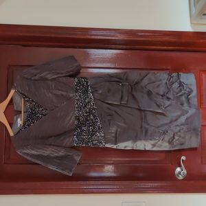 Gray formal dress